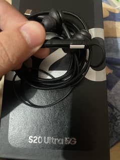 Samsung s20 ultra ki 100% original box pulled handfree hy