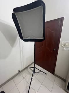 Godox 60×60 Foldable Soft box with S Bracket & Studio lighting stand