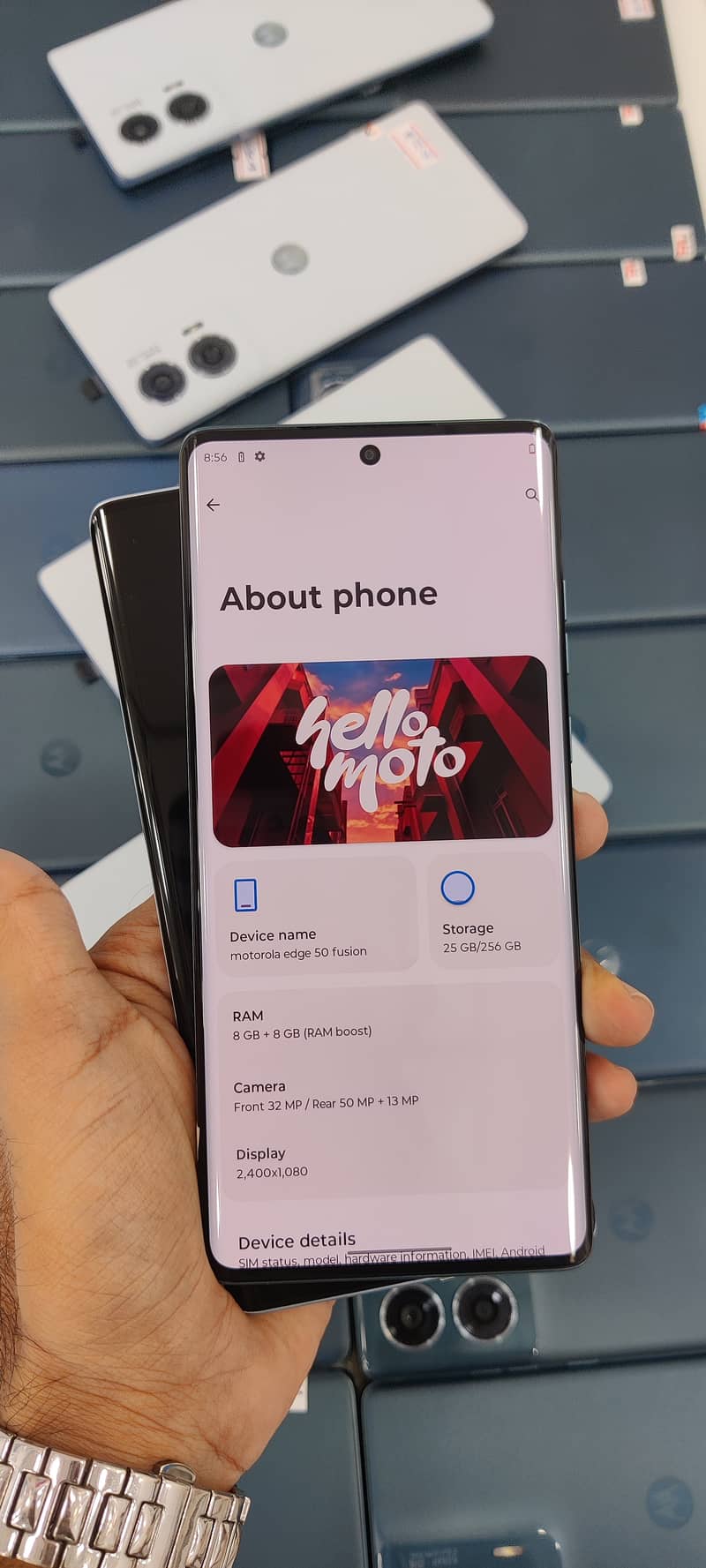 Motorola Edge 50 fusion 16/256 sim+esim approved quantity available 5
