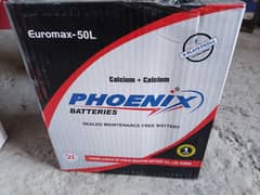 Phoenix Battery euro 50 ,,34 ah   Bast car battery 1 yar free warranty