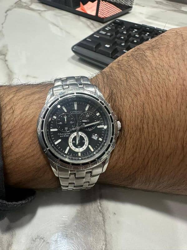 Citizen Chronograph Staninless Steel Man,s watch 7