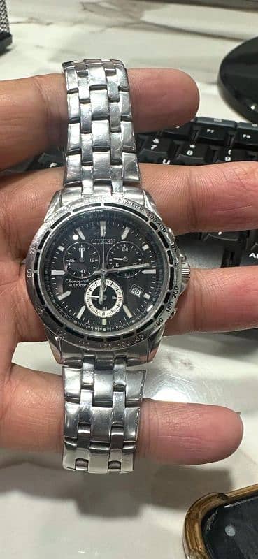 Citizen Chronograph Staninless Steel Man,s watch 8