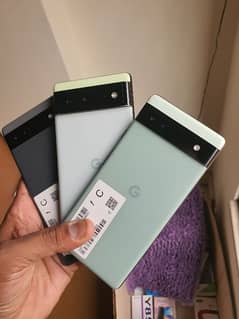 Google Pixel 6A 6/128GB dual Sim PTA . pixel 6, pixel 5, 4XL  All