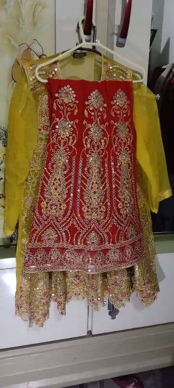 Wedding dresses/ Girls Mehndi Dress/ Nikkah Dress/ Barat lehnga 5