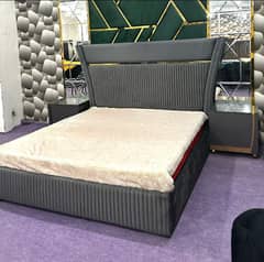 Bed/Double bed/single bed/king size bed/wood bed/poshish bed/Furniture