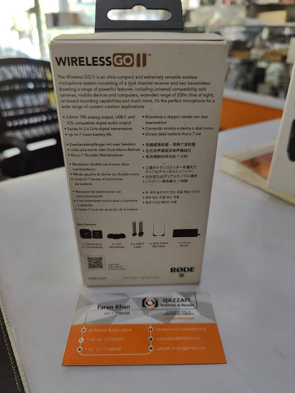 RODE WIRELESS GO II  SEALDPACK ONE YEAR OFFICIAL WARRANTY 1