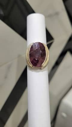 African Ruby Ring Stone -26.5 carat Ring -10gram