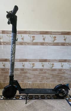 Electric scooter.