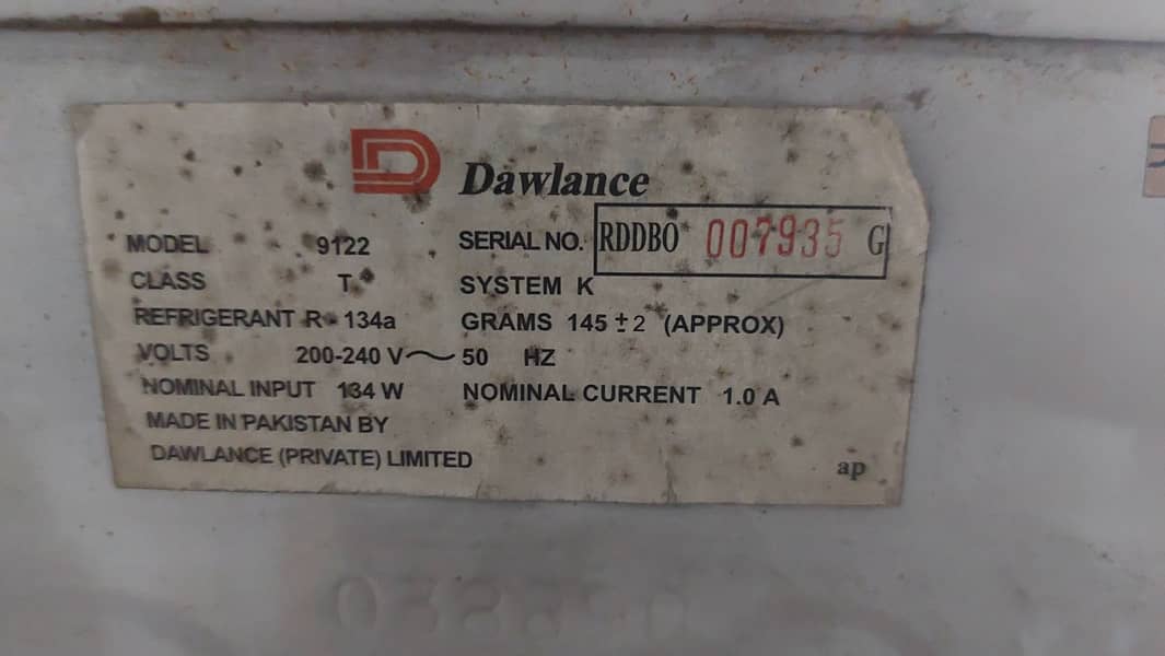 Dawlance refrigrator in good working condition 3