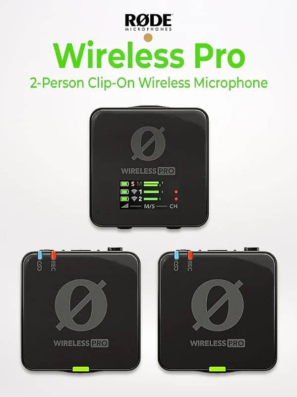 RODE WIRELESS PRO SEALD PACK ONE YEAR OFFICIAL WARRANTY 0