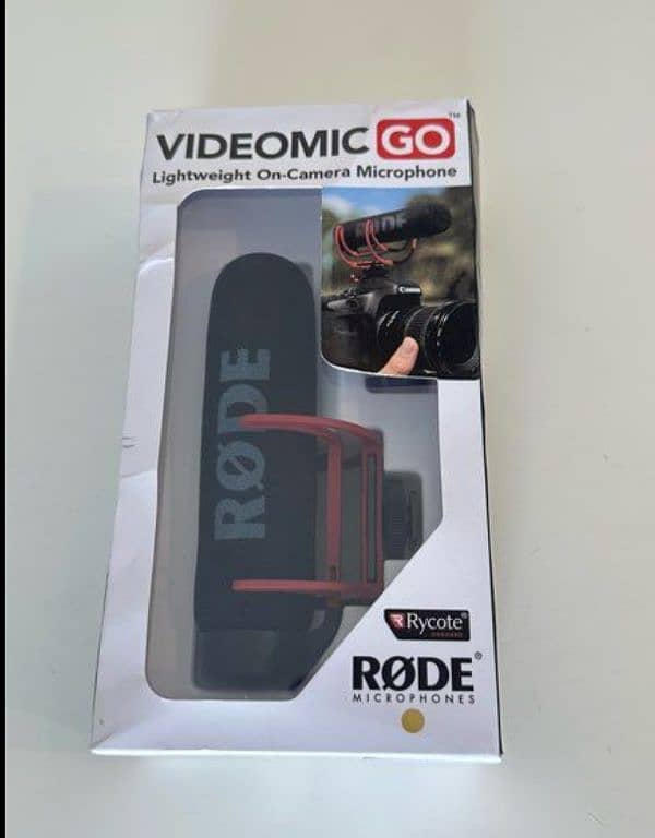 RODE VIDEOMIC GO SEALDPACK ONE YEAR OFFICIAL WARRANTY 2