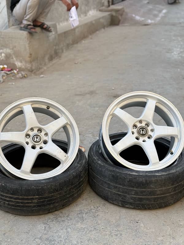 Lenzo Project D rims 17inch 4*114pcd 3