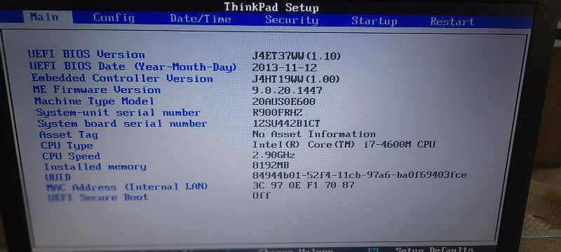 THINKPAD L540 0