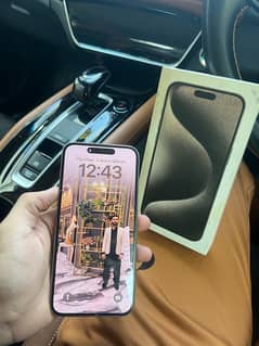 Iphone 15 Pro Max 256gb PTA Natural Titanium