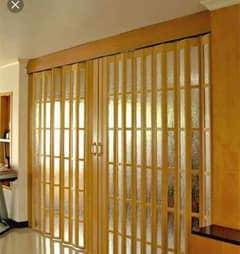 PVC folding doors