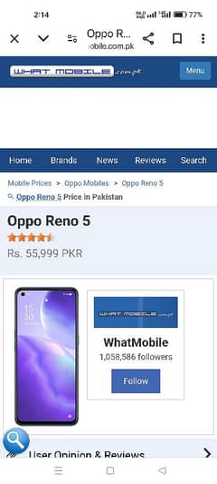 OPPO RENO 5