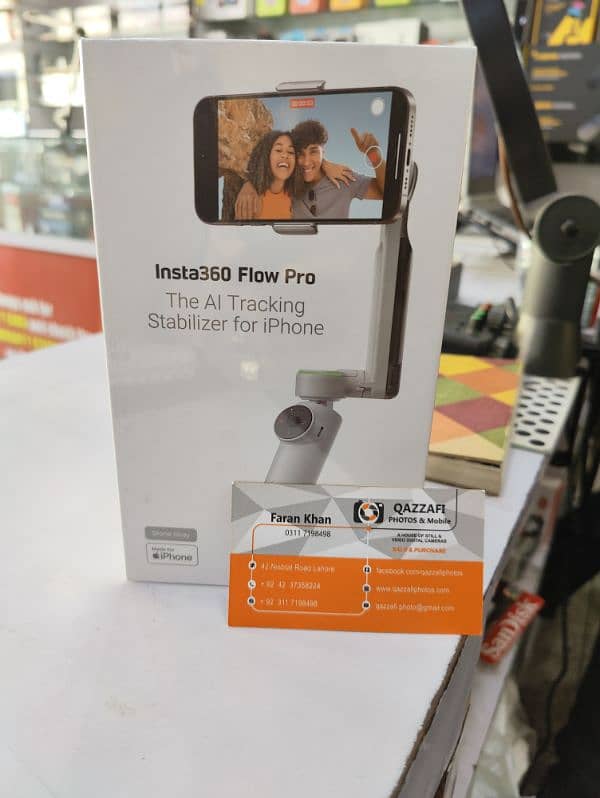 INSTA360 FLOW PRO MOBILE BEST GIMBLE EVER ONE YEAR OFFICIAL WARRANTY 0