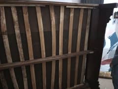 original wooden queen size bed for sale