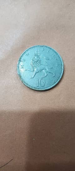 10  new pence D. G. REG. F. D. 1968