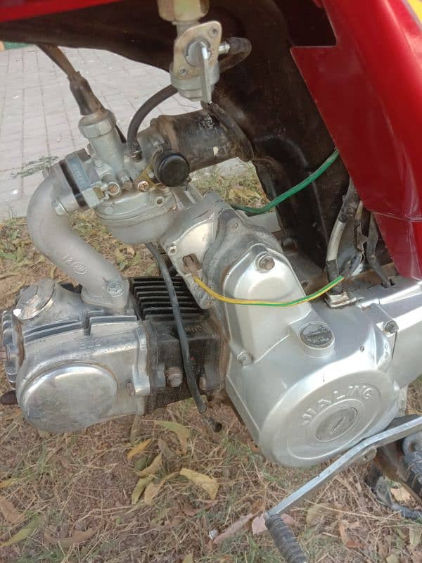 JAILING 70cc BIKE SELF START (LOOK LIKE NEW) JIALING 4