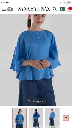 Sana Safinaz Brand New Linen Top