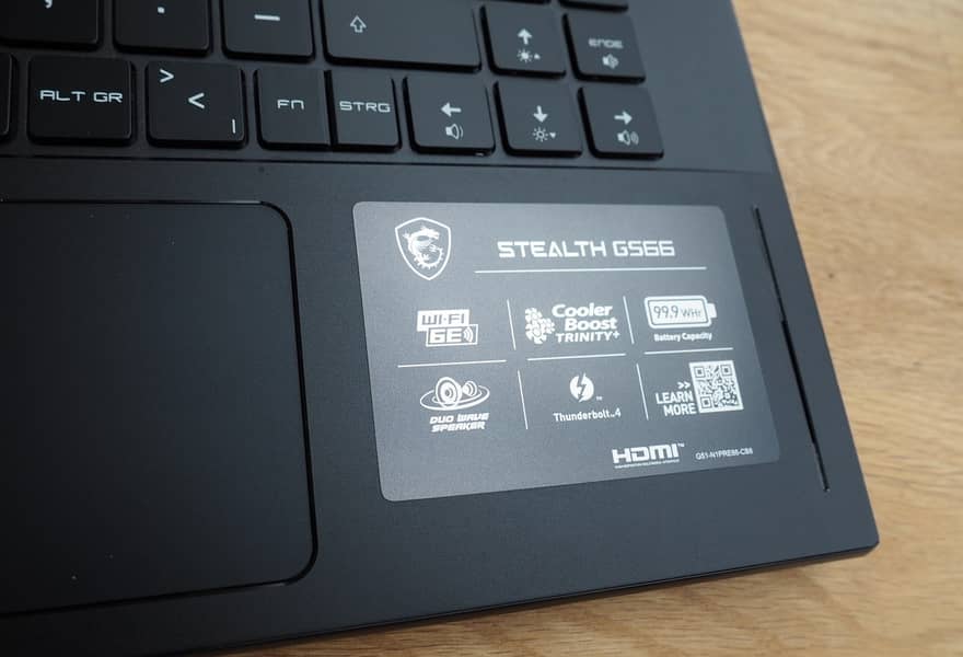 MSI GS66 STEALTH RTX 3060 5