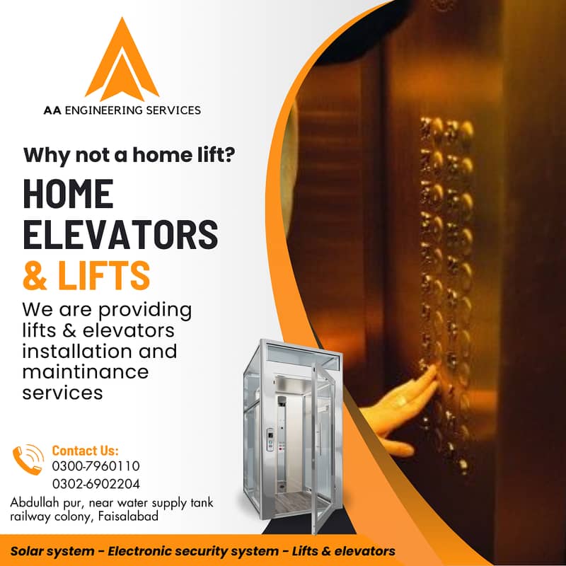 Elevator / Repairing Service /Lift Installation /Elevator Parts/Lifts 0