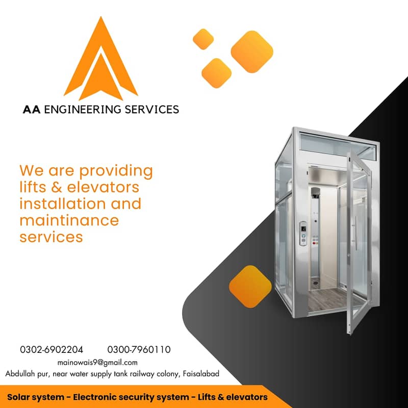 Elevator / Repairing Service /Lift Installation /Elevator Parts/Lifts 3