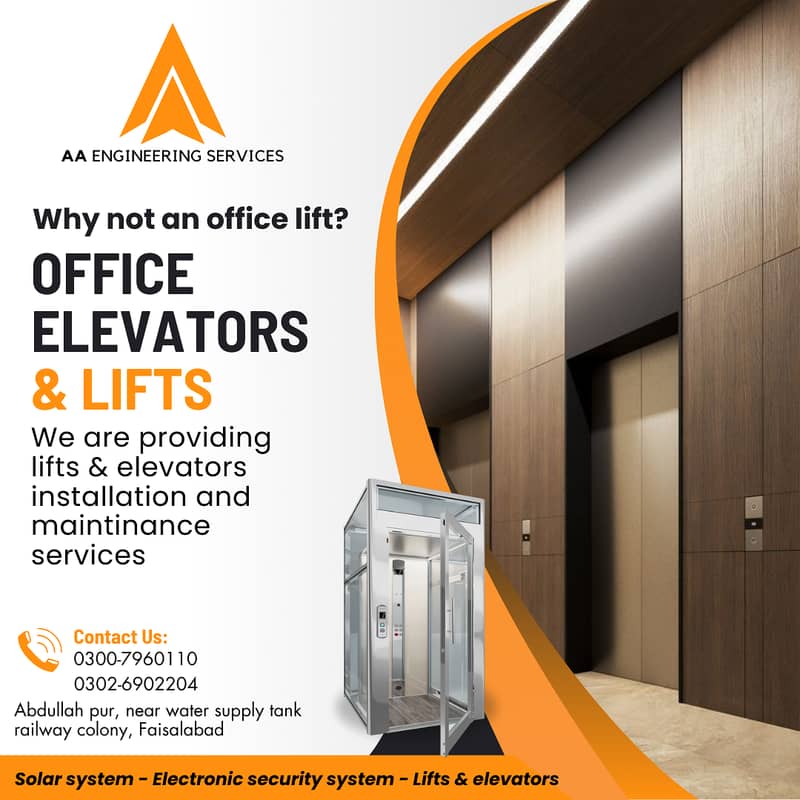 Elevator / Repairing Service /Lift Installation /Elevator Parts/Lifts 5