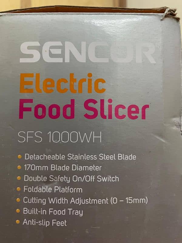 Sencor Food / Fruits / Bread / Meat Slicer 12