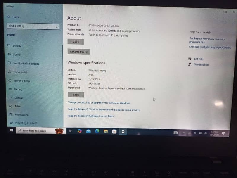 Lenovo Laptop for sale 5