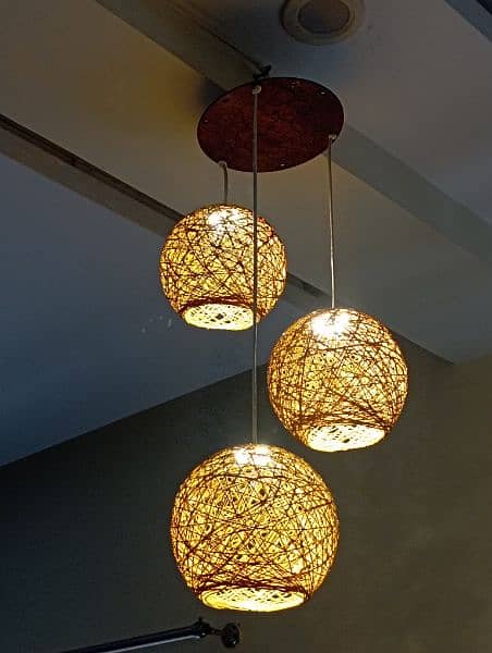 3pc yarn Globe light Set 0