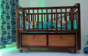 Pure Sheesham Pine Lasani Wooden Bed For Kids