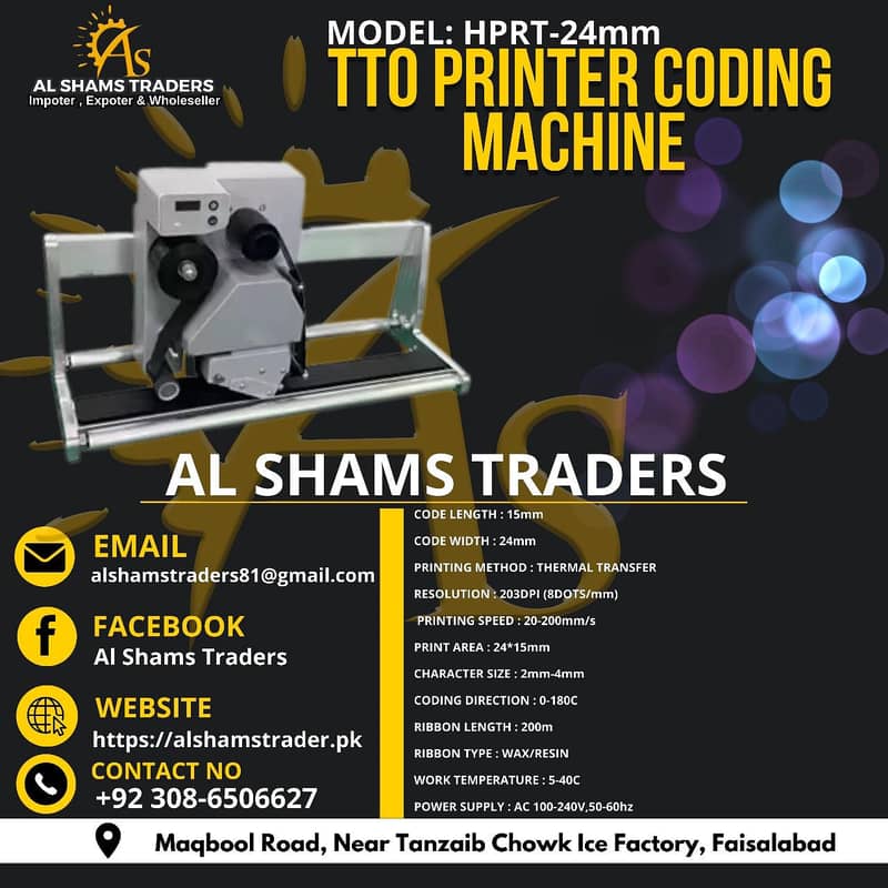 Coding Machine / Printer Coding Machine / TTO Printer Coding Machine. . 0