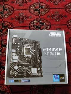 Intel 12 Gen i3 Asus H610 Motherboard XPG 16GB RGB Rams Gaming combo