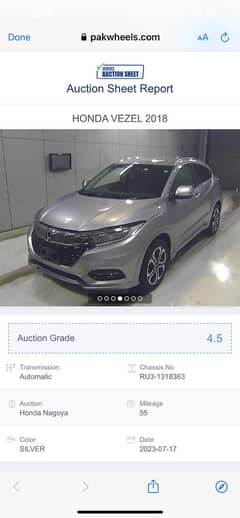 Honda Vezel 2018