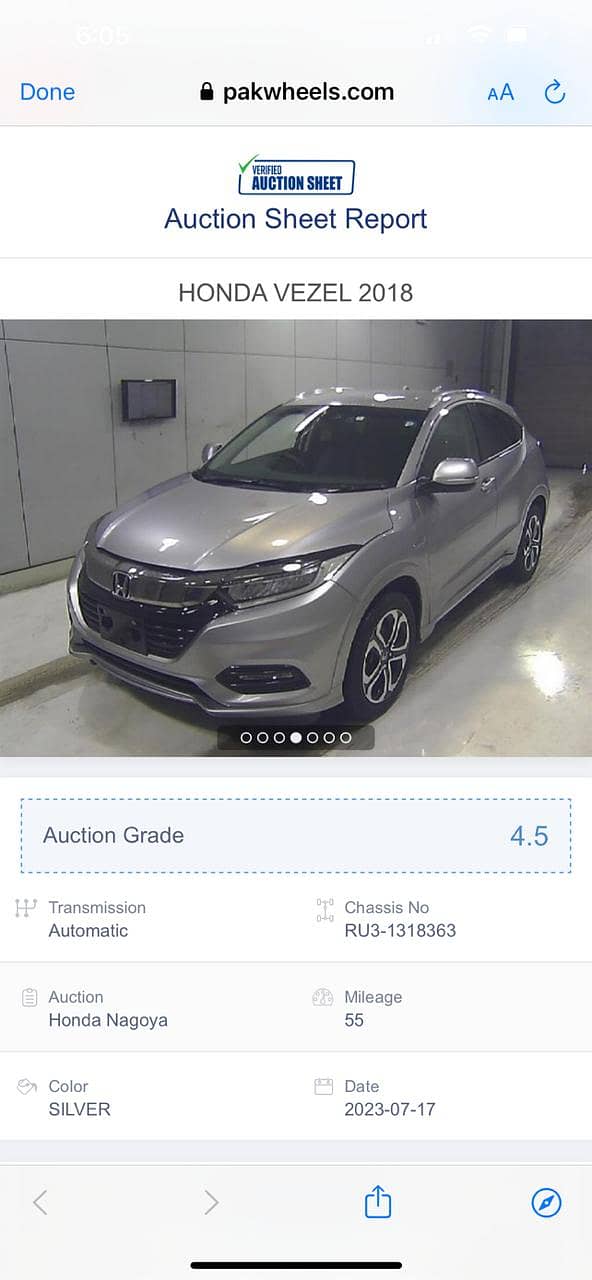 Honda Vezel 2018 0