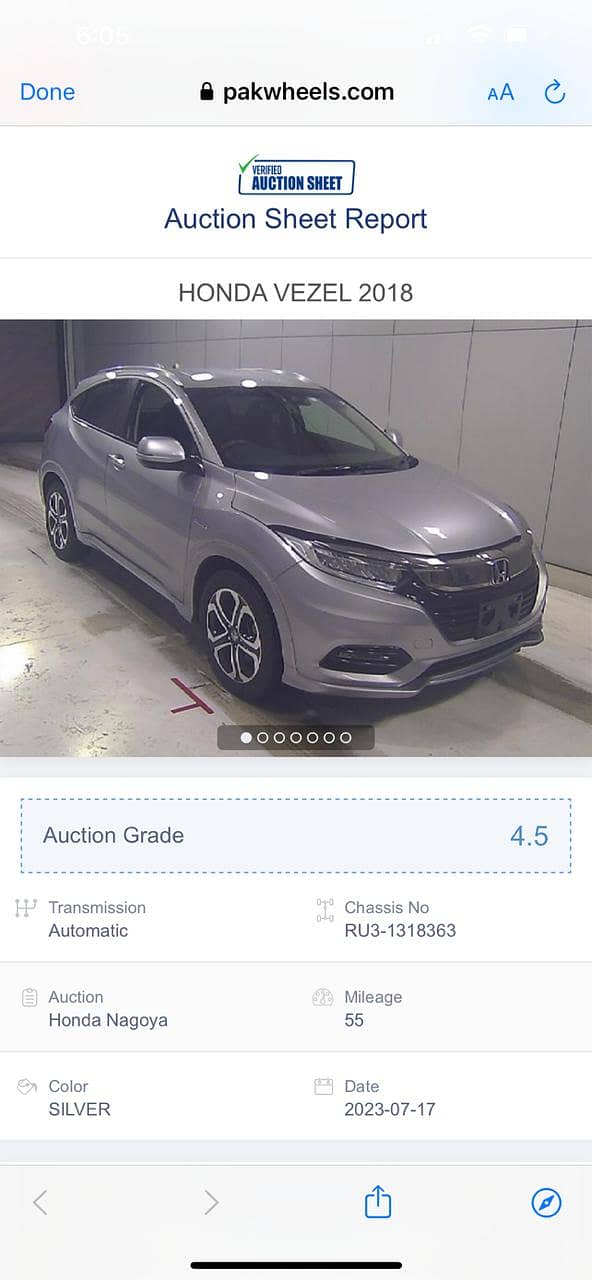 Honda Vezel 2018 3