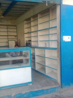 Shop rack for sale and counter