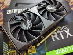 ZOTEC RTX 3060Ti 10/10 8gb Max temps 70*