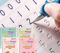 4 pcs set magic practice book for kids