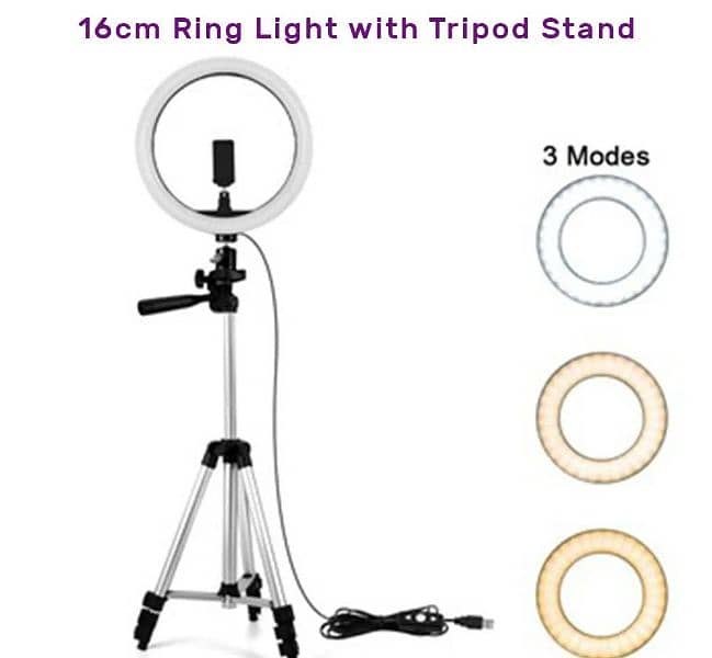 Ring light for flawless photos and videos 0