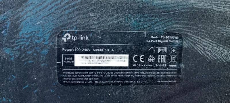 Tplink TL-SG1024 24Ports Giga Switch 2