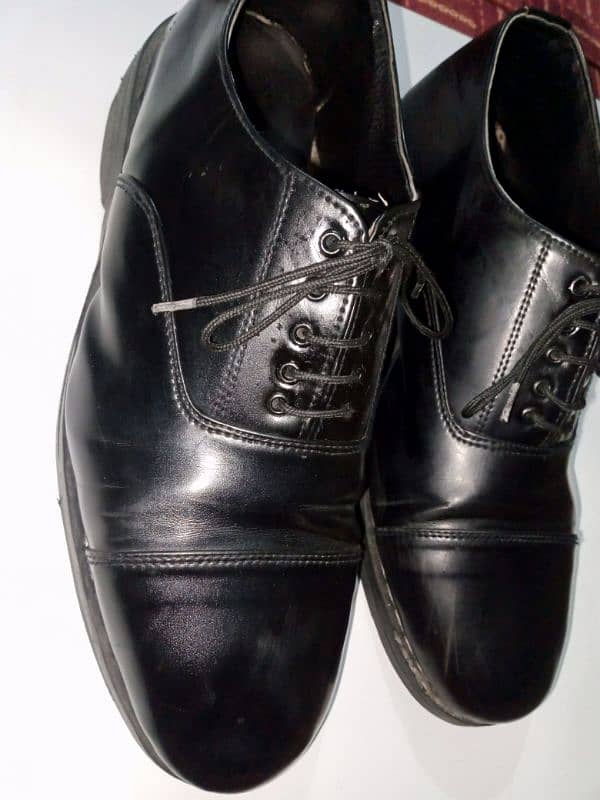 Men's Florscheim Black Leather Dress Shoes, Size 9 0