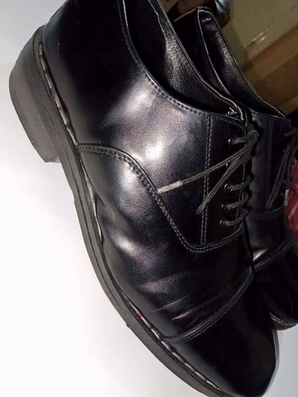 Men's Florscheim Black Leather Dress Shoes, Size 9 5