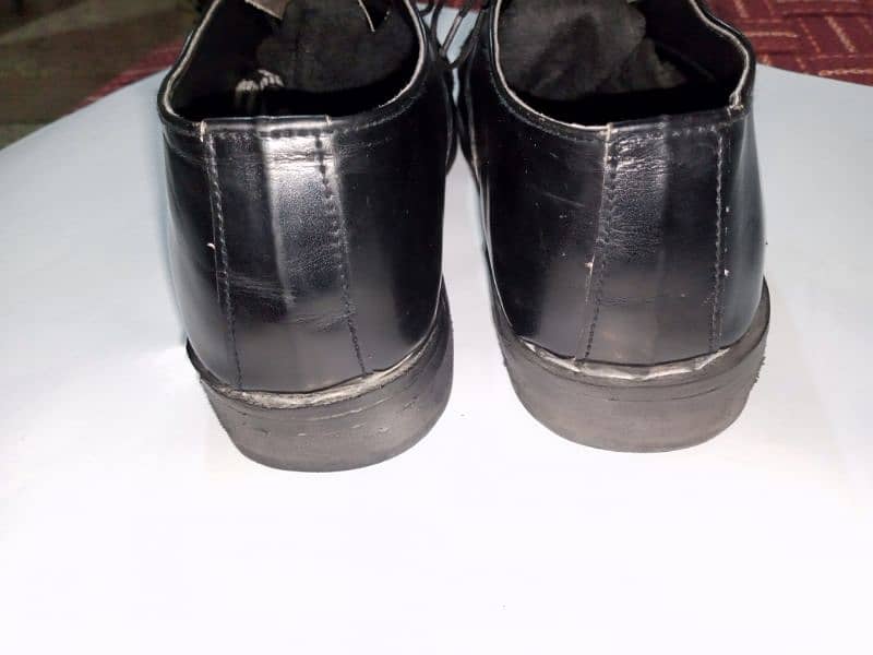 Men's Florscheim Black Leather Dress Shoes, Size 9 6