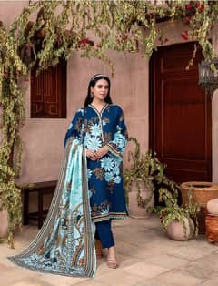 ZESH Premium Lightweight Khaddar- Unstitched 3-Piece- Digital Printed