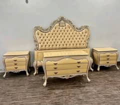 Bed/Double bed/single bed/king size bed/wood bed/poshish bed/Furniture