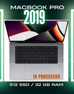 MacBook pro 2019 15.4 inch i9