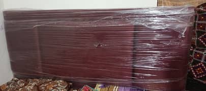 Maroon Colour velvet Bed|King size